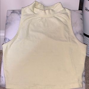Light Yellow crop top